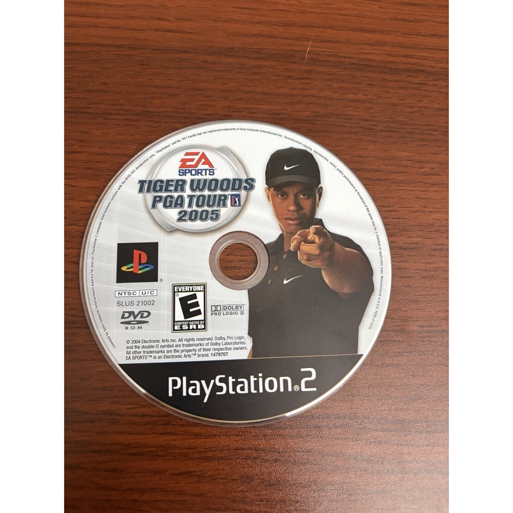 Tiger Woods PGA Tour 08 (Sony PlayStation 2, PS2) DISC ONLY Video Game Golf Game